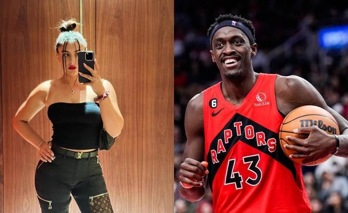 Pascal Siakam and Biana Andreescu Photos 