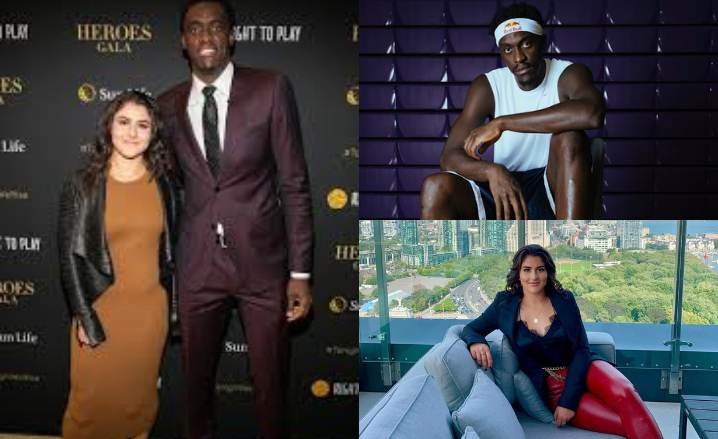 Pascal Siakam and Biana Andreescu Photos 