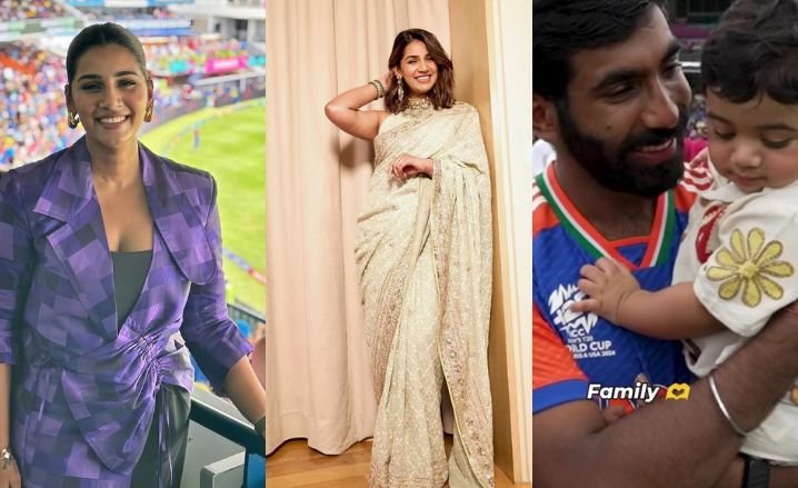 Jasprit Bumrah Wife Sanjana Ganesan Son Angad 