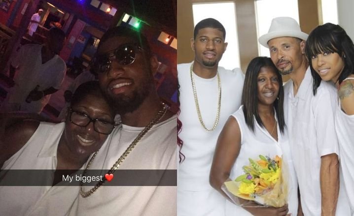 Paul George Parents and sister 