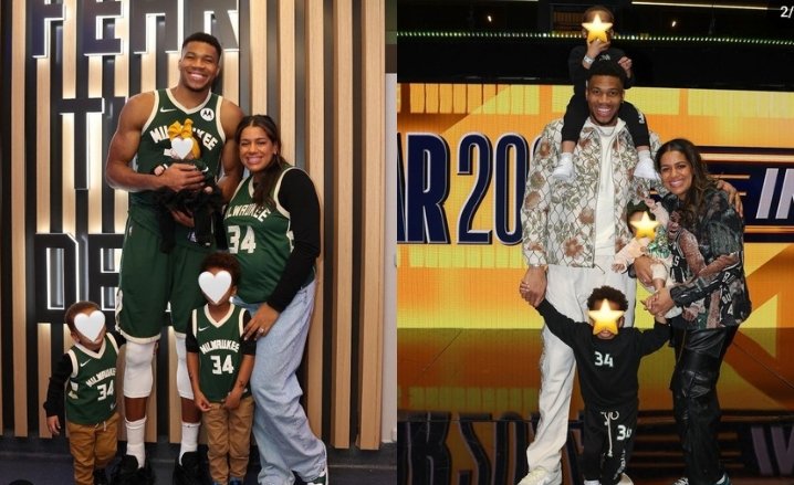 Giannis Antetokounmpo Wife- Mariah Riddlesprigger and kids 